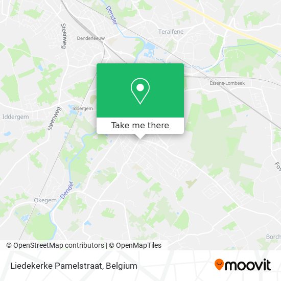 Liedekerke Pamelstraat map