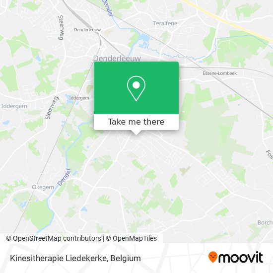 Kinesitherapie Liedekerke map