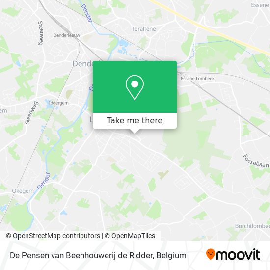 De Pensen van Beenhouwerij de Ridder plan