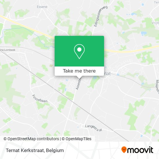 Ternat Kerkstraat map