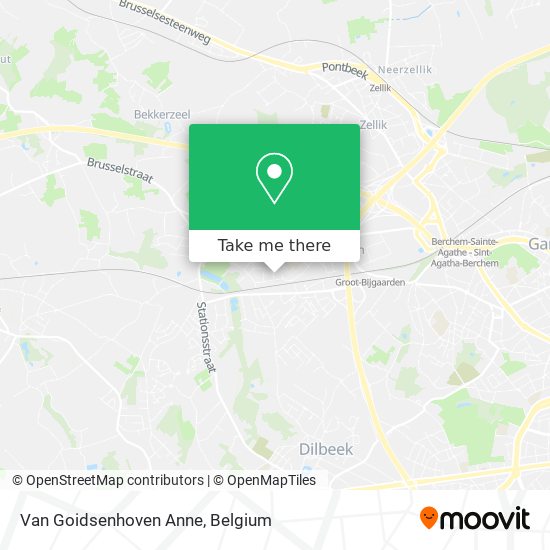 Van Goidsenhoven Anne map