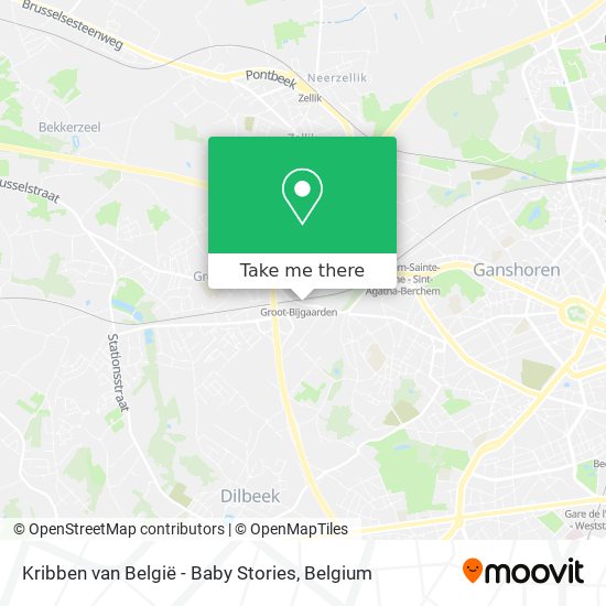 Kribben van België - Baby Stories map