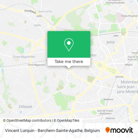 Vincent Lurquin - Berchem-Sainte-Agathe map