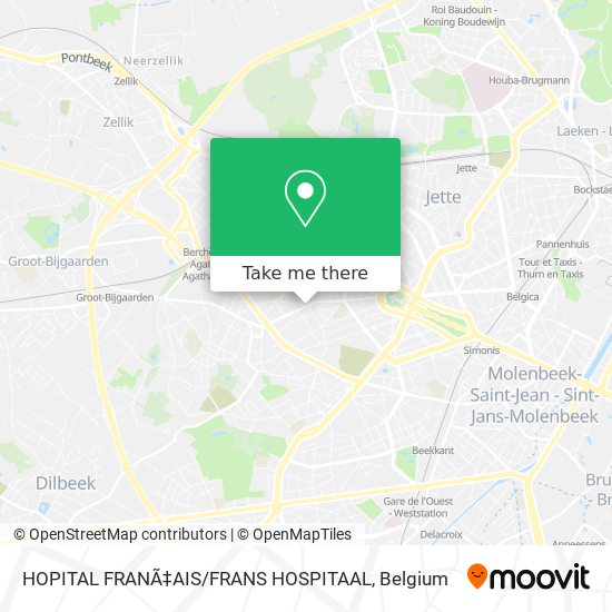 HOPITAL FRANÃ‡AIS / FRANS HOSPITAAL plan