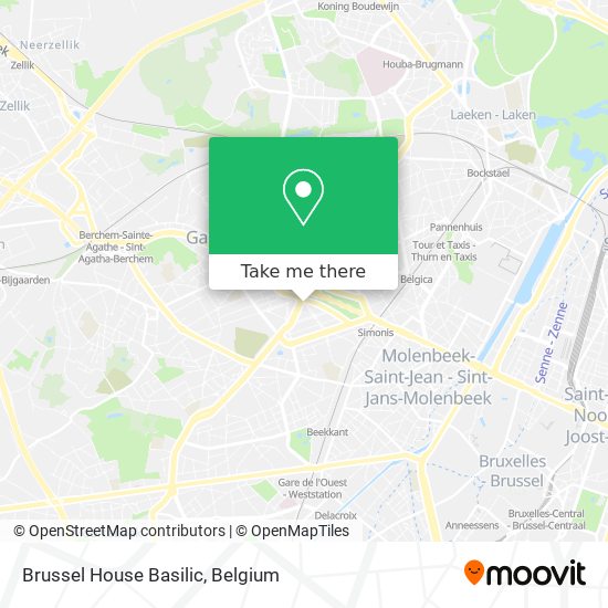 Brussel House Basilic map