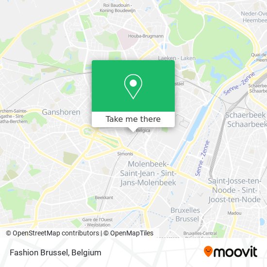 Fashion Brussel map