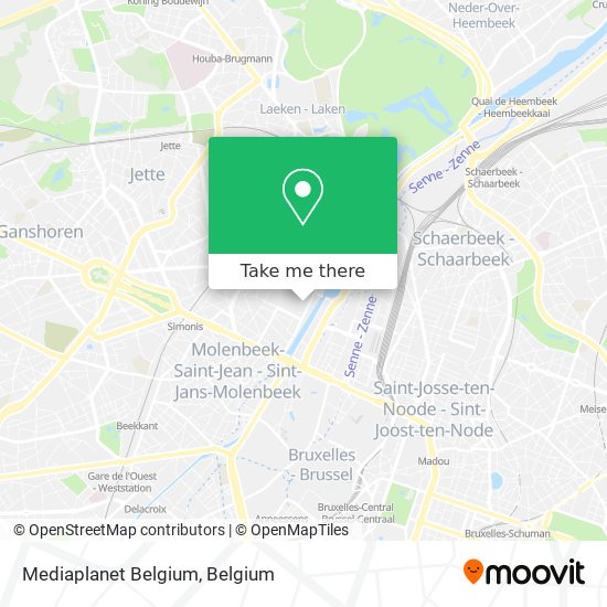 Mediaplanet Belgium map