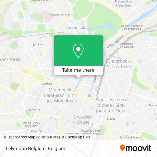 Lelymoon Belgium map