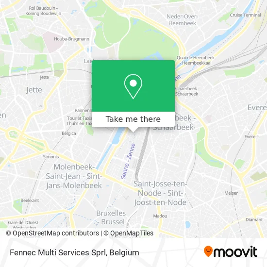 Fennec Multi Services SPRL map