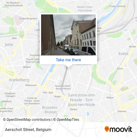 Aerschot Street map