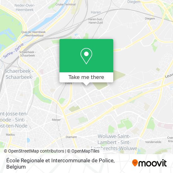 École Regionale et Intercommunale de Police map