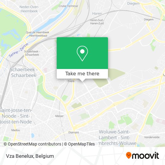 Vza Benelux map