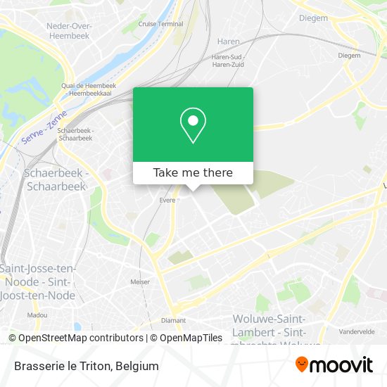Brasserie le Triton map