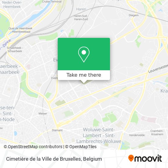 Cimetière de la Ville de Bruxelles map