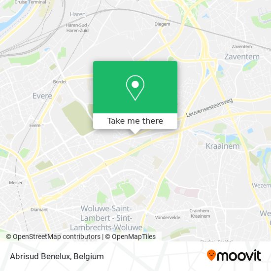 Abrisud Benelux map