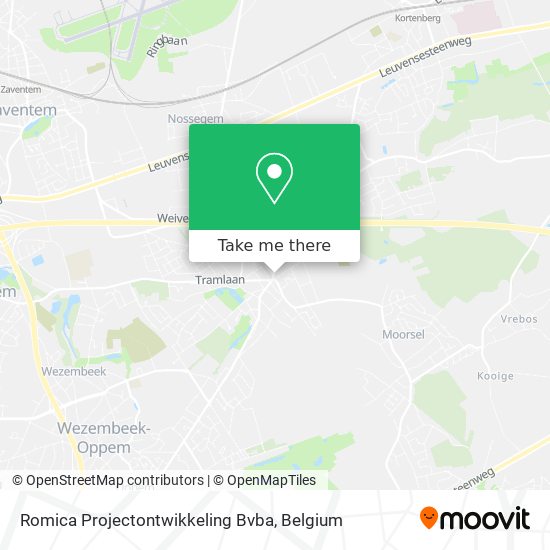 Romica Projectontwikkeling Bvba map