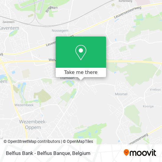 Belfius Bank - Belfius Banque map