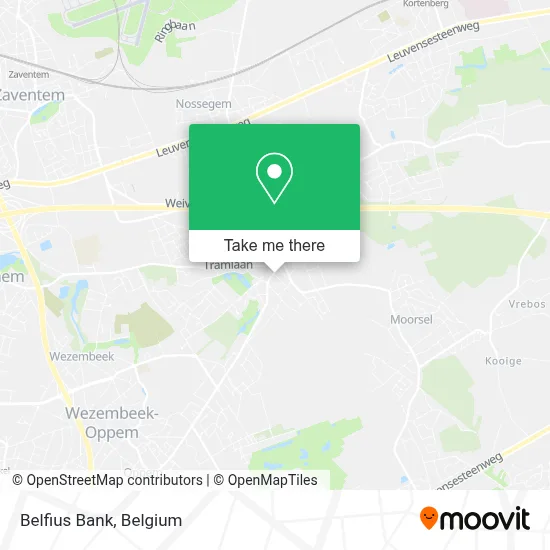 Belfius Bank map