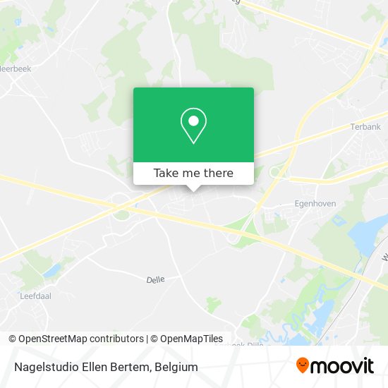 Nagelstudio Ellen Bertem map