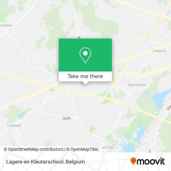 Lagere-en Kleuterschool map