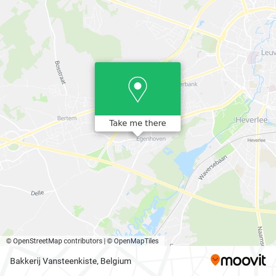 Bakkerij Vansteenkiste map