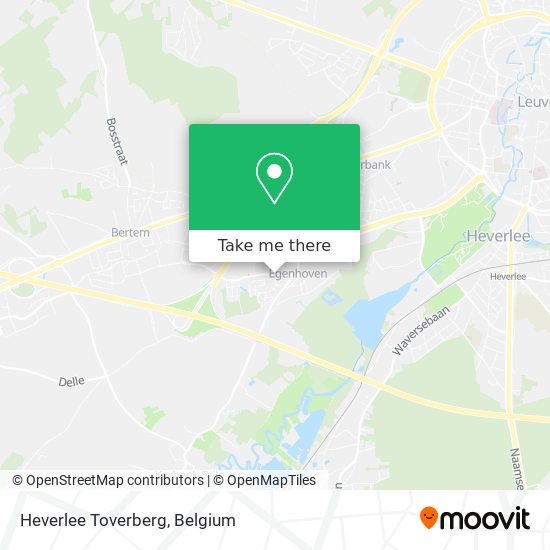 Heverlee Toverberg map