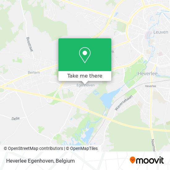 Heverlee Egenhoven map