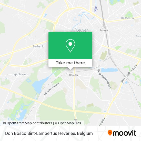 Don Bosco Sint-Lambertus Heverlee map