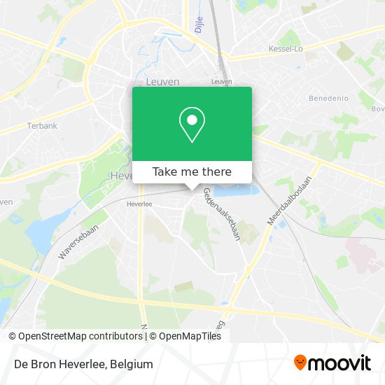 De Bron Heverlee map