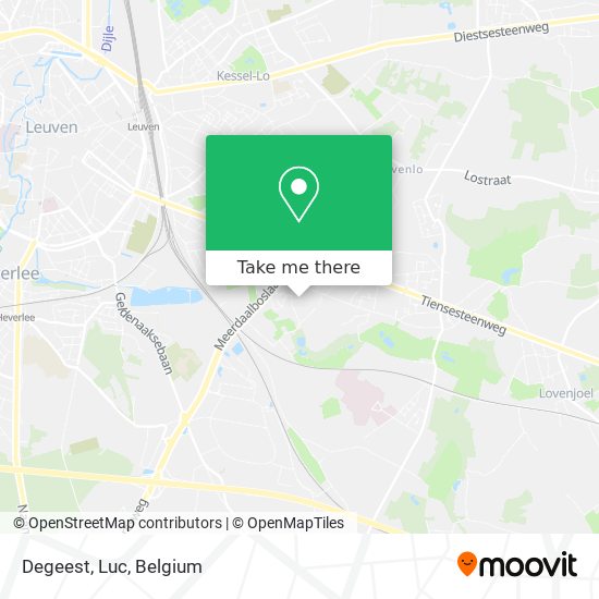 Degeest, Luc map