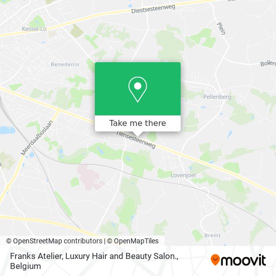 Franks Atelier, Luxury Hair and Beauty Salon. map
