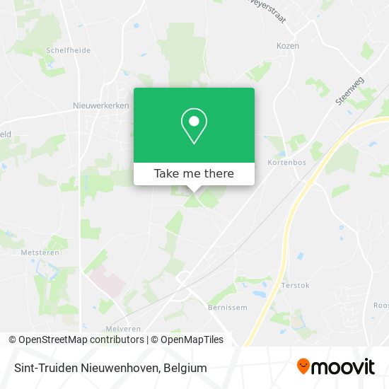 Sint-Truiden Nieuwenhoven map