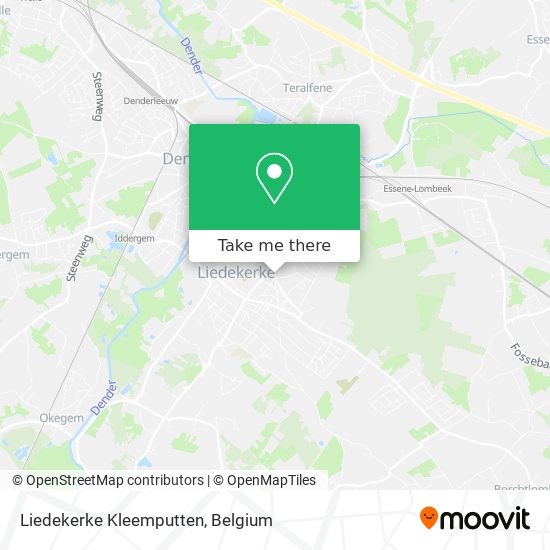 Liedekerke Kleemputten map