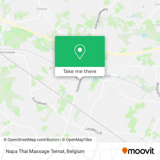 Napa Thai Massage Ternat map