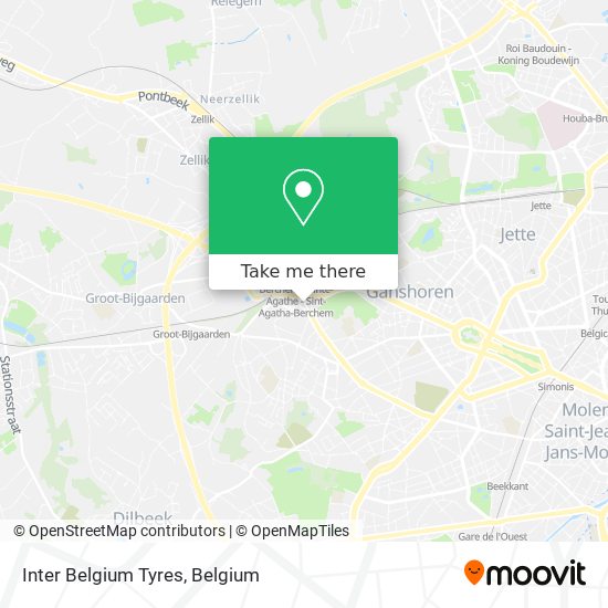 Inter Belgium Tyres map