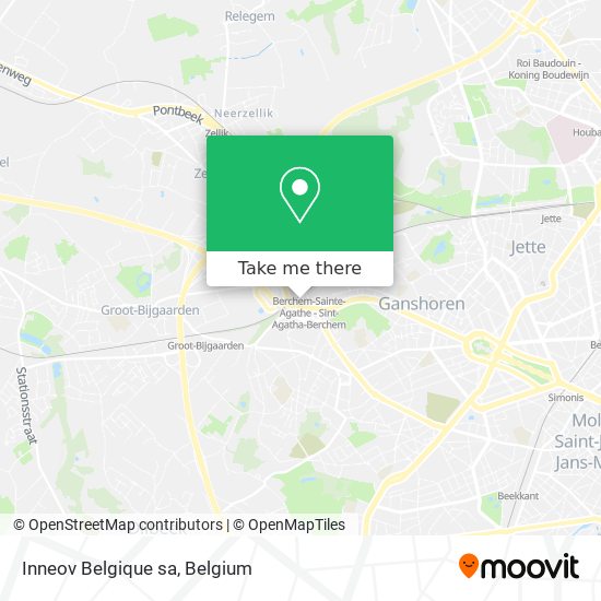 Inneov Belgique sa map