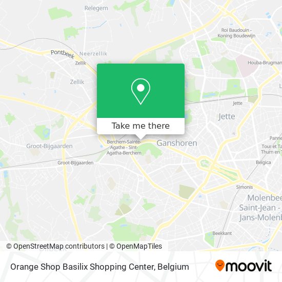 Orange Shop Basilix Shopping Center plan