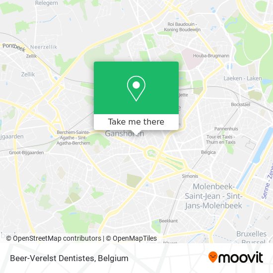 Beer-Verelst Dentistes map