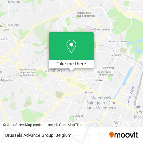 Brussels Advance Group map