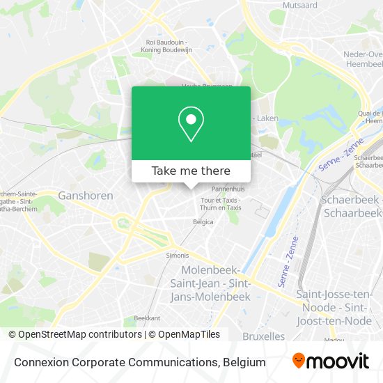 Connexion Corporate Communications map