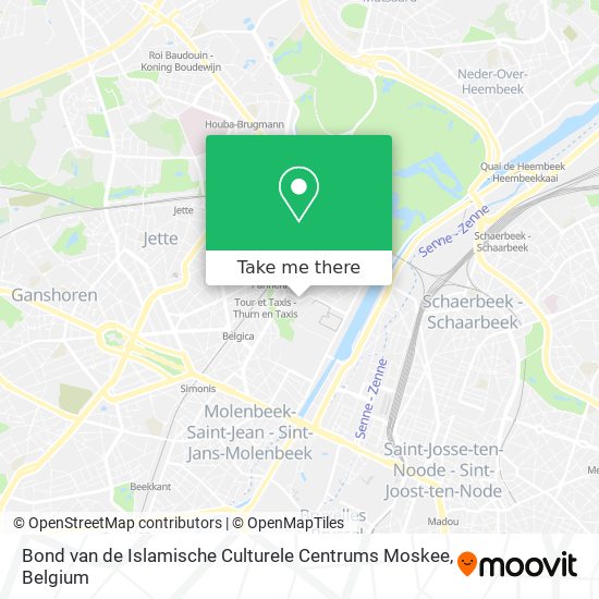 Bond van de Islamische Culturele Centrums Moskee map