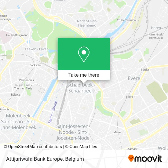 Attijariwafa Bank Europe map