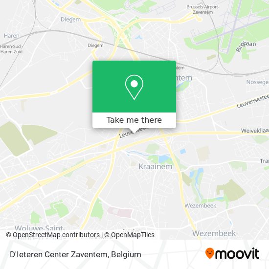 D'Ieteren Center Zaventem map