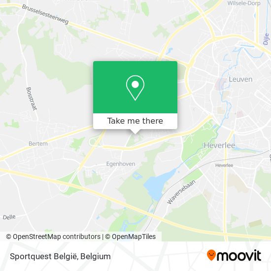 Sportquest België map