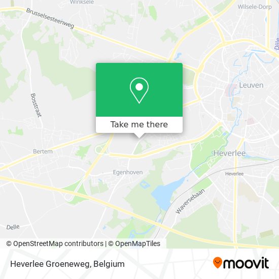 Heverlee Groeneweg map