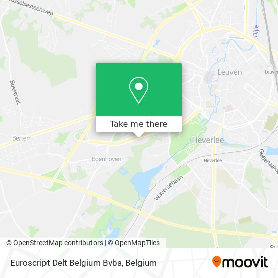 Euroscript Delt Belgium Bvba map