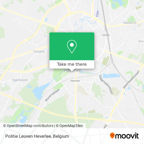 Politie Leuven Heverlee map