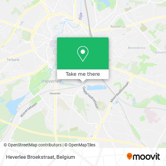 Heverlee Broekstraat plan