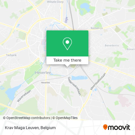 Krav Maga Leuven map