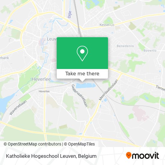 Katholieke Hogeschool Leuven map